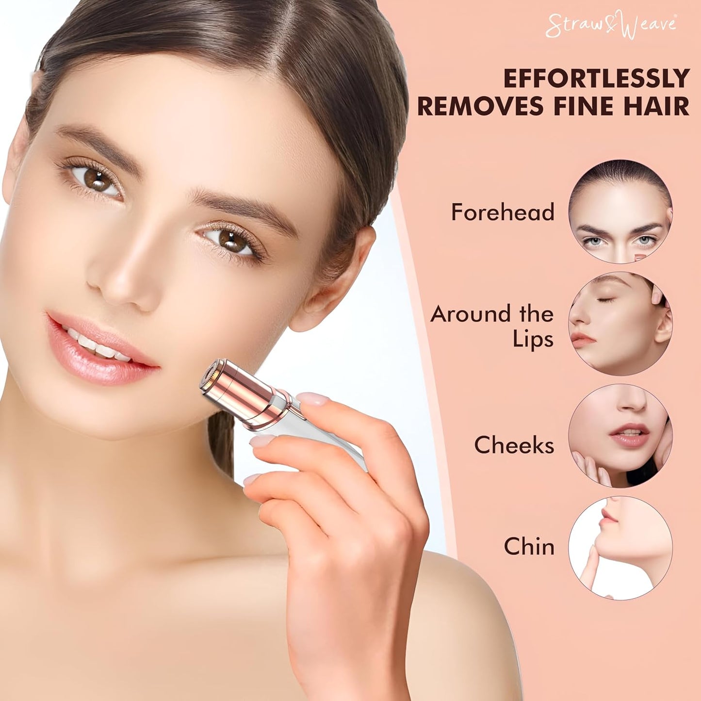 Eyebrow Trimmer | Facial Hair Removal Machine For Women | Private Part Epilator |  Chin Cheek Upper Lip Remover Razor